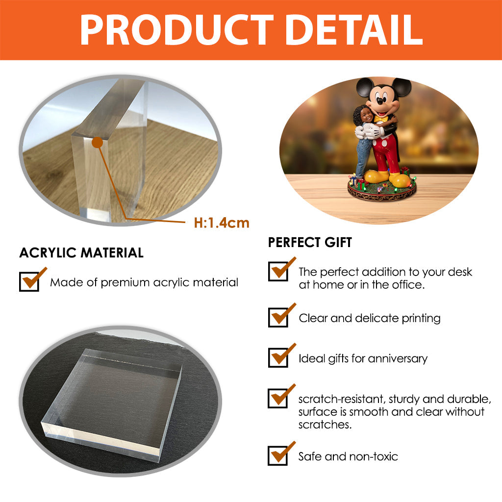 Magical Time - Personalized Mouse Custom Shaped Acrylic Plaque