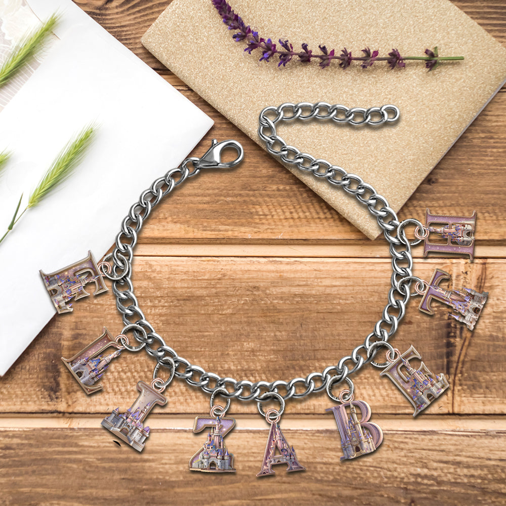 Magical Castle - Personalized Mouse Bracelet With Charms