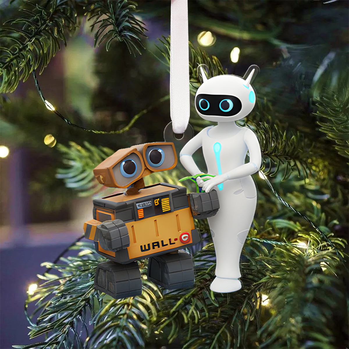 Magical Couple - Personalized Mouse Folded Advent Calendar With Ornaments