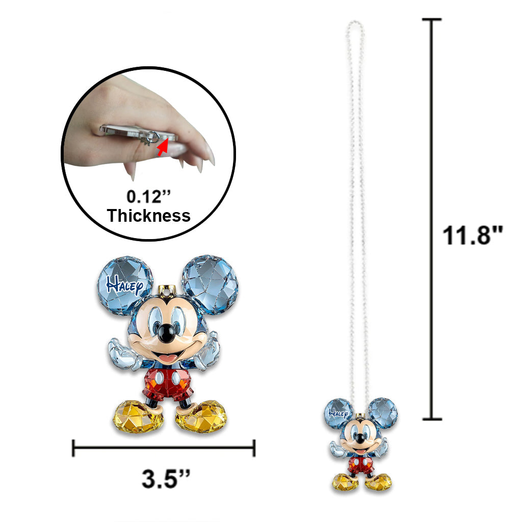 Cute Mouse Ears - Personalized Mouse Car Ornament