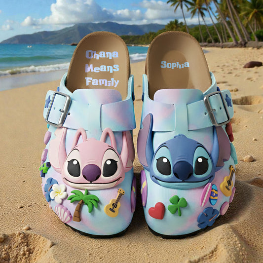 Ohana Means Family - Personalized Ohana Clogs With Arch Support
