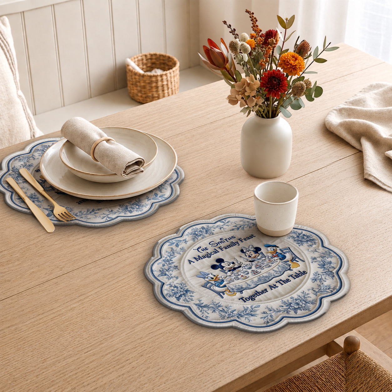 Magical Feast - Personalized Mouse Custom Shape Placemat