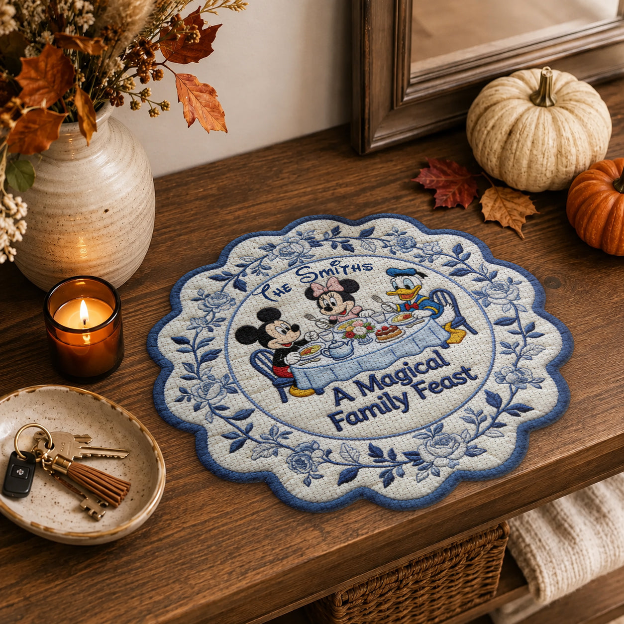 Magical Feast - Personalized Mouse Custom Shape Placemat