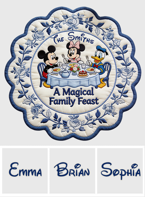 Magical Feast - Personalized Mouse Custom Shape Placemat