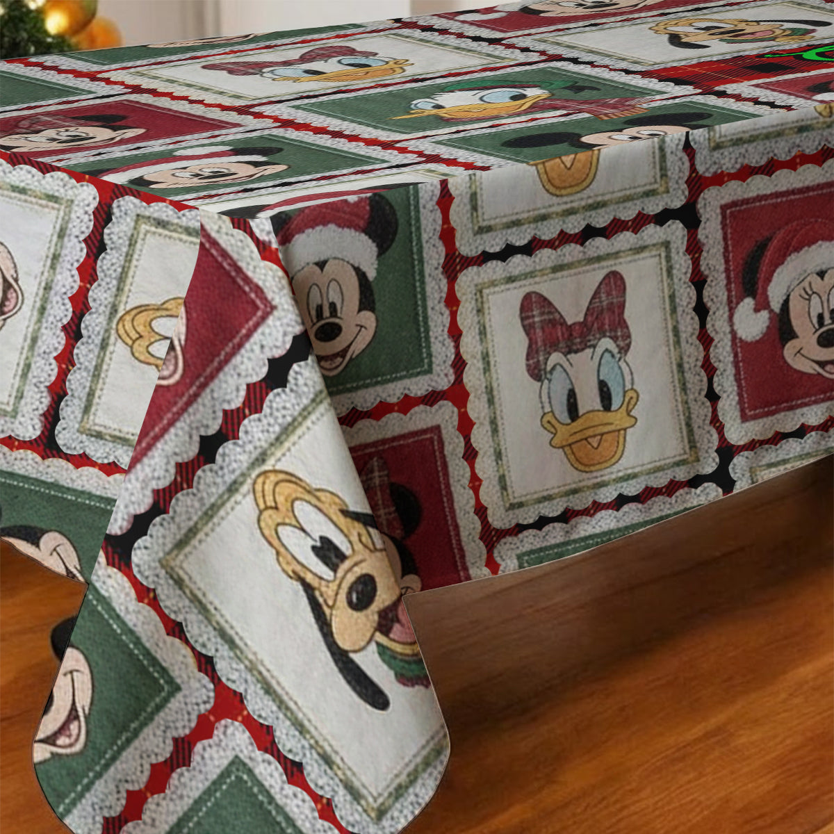 Merry Christmas - Personalized Mouse Table Cloth Cover