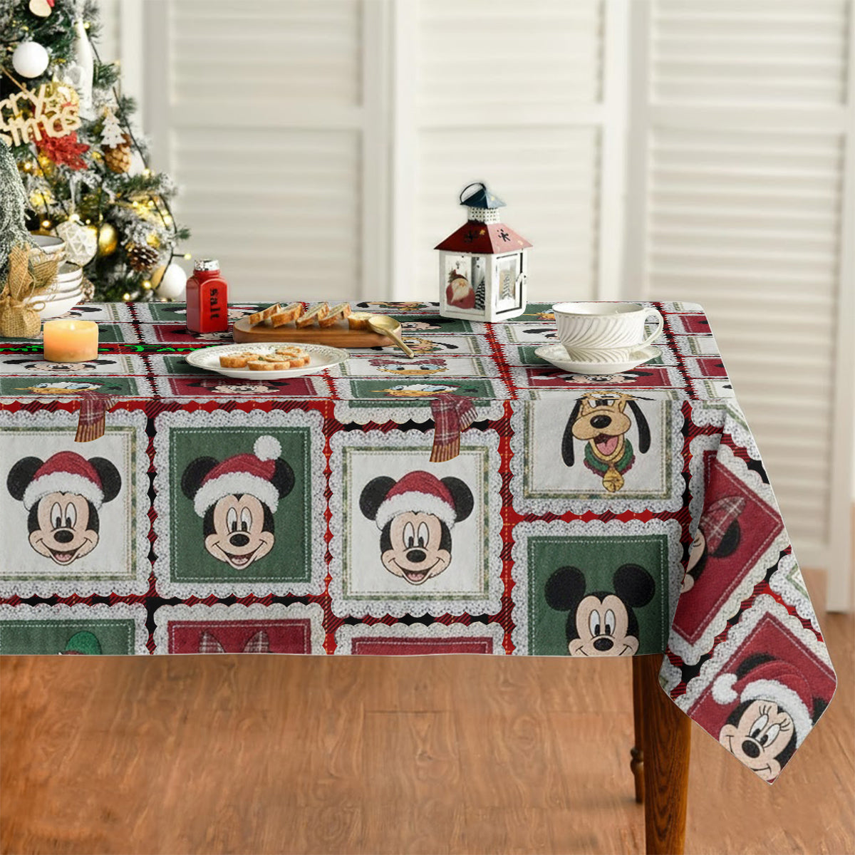 Merry Christmas - Personalized Mouse Table Cloth Cover