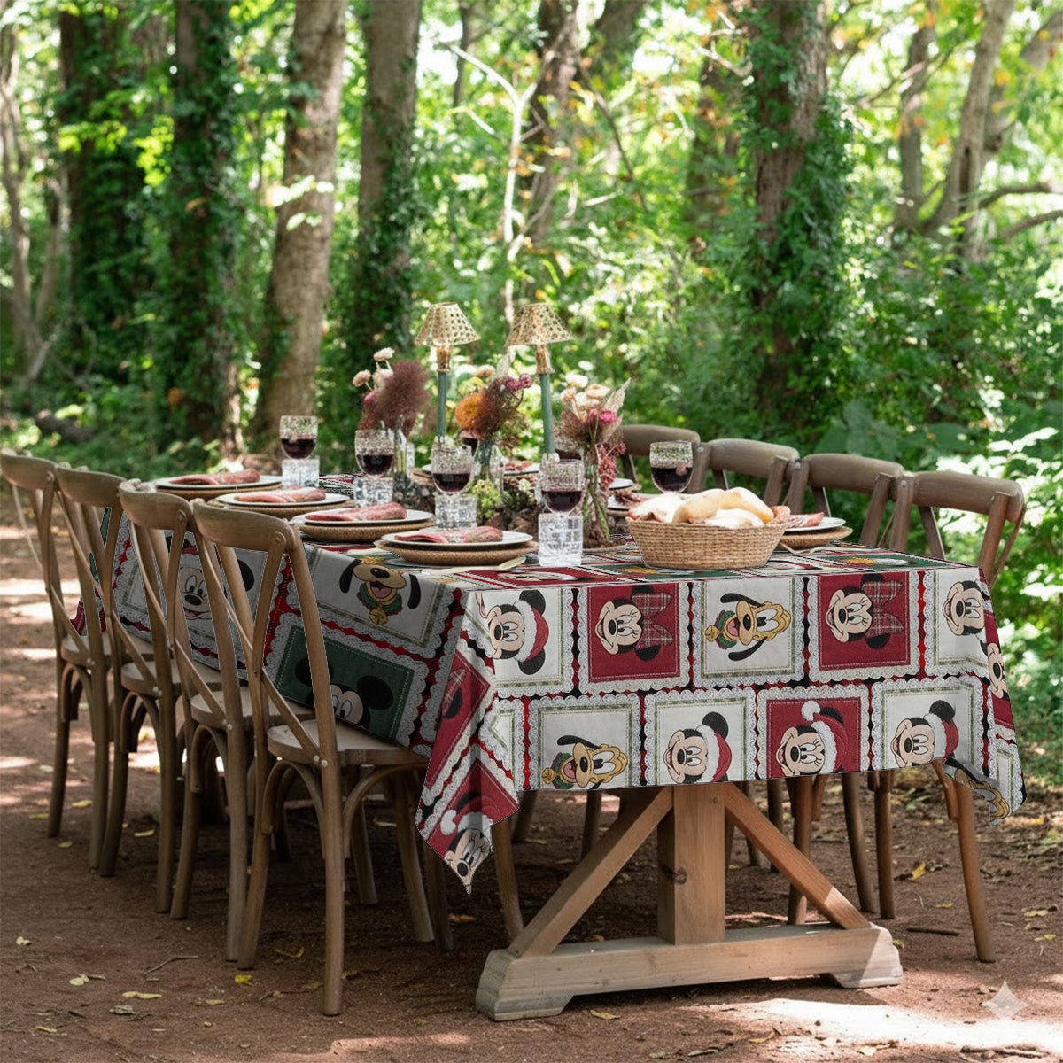 Merry Christmas - Personalized Mouse Table Cloth Cover