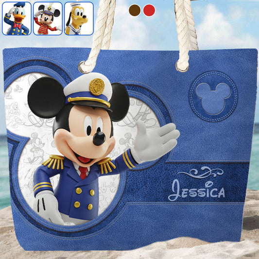 Magical Cruise Trip - Personalized Mouse Beach Bag