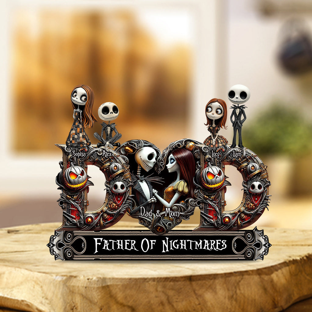 Father Of Nightmares - Personalized Nightmare Custom Shaped Acrylic Plaque