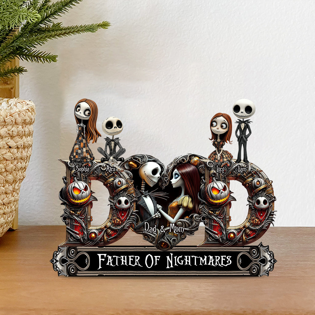Father Of Nightmares - Personalized Nightmare Custom Shaped Acrylic Plaque