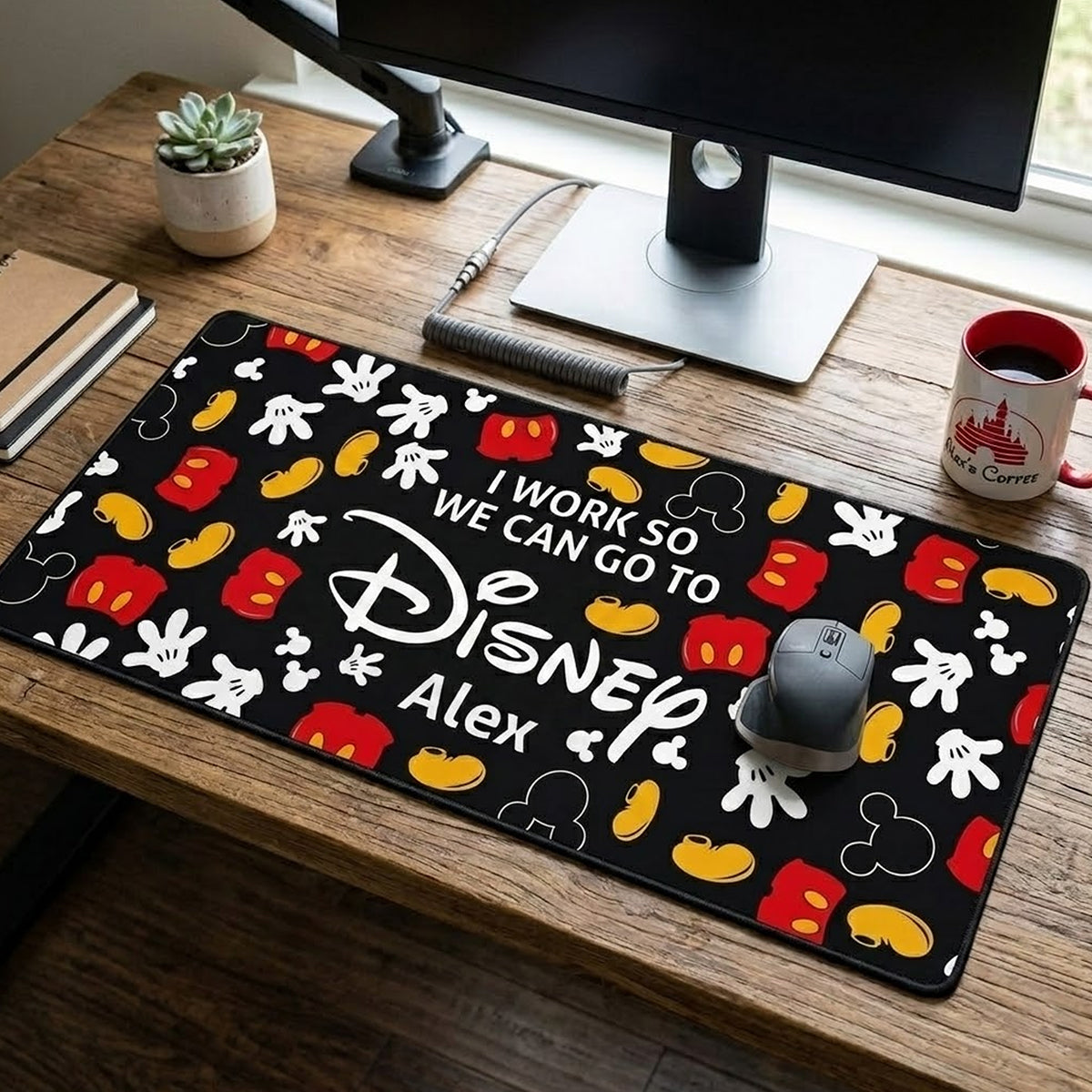 I Work So We Can Go To The Park - Personalized Mouse Pad