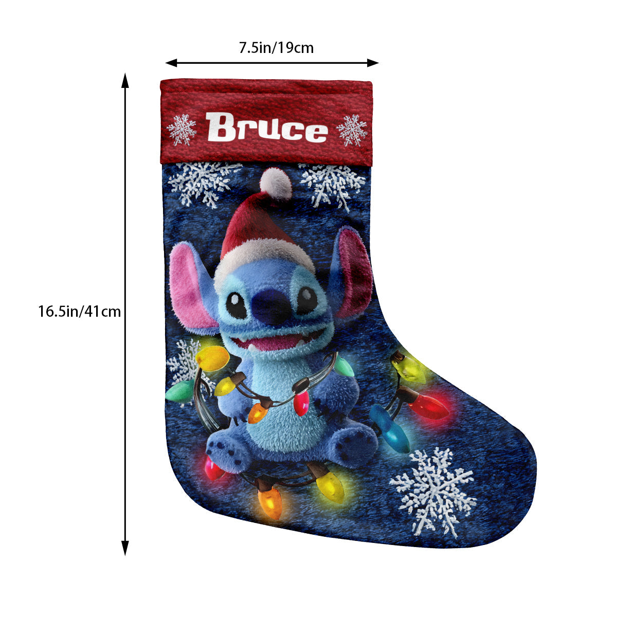 Ohana Means Family Perfect for Holiday Decorations - Personalized Ohana Christmas Stockings