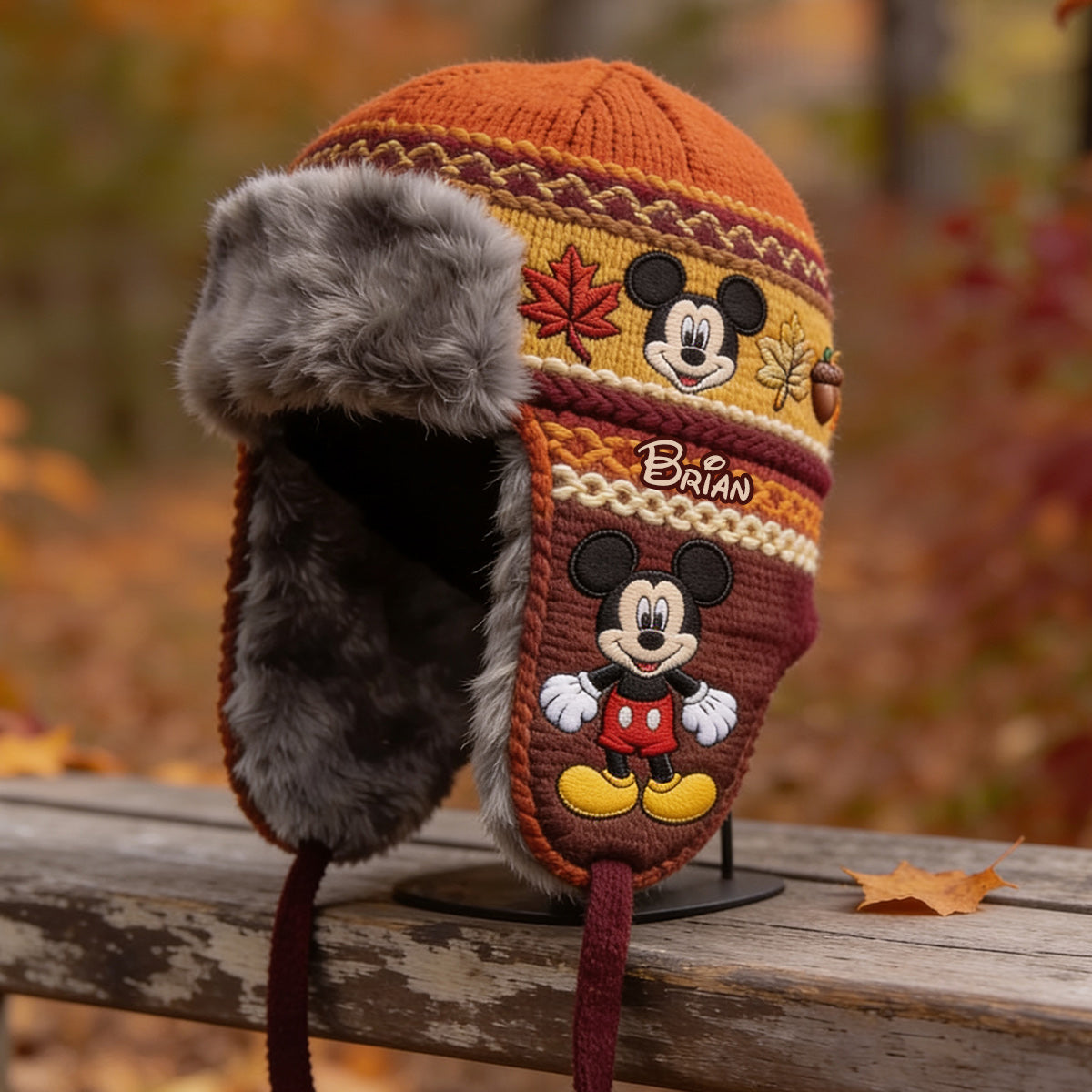 Magical Autumn - Personalized Mouse Trapper Hat