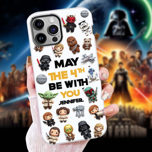 May The 4th Be With You - Personalized The Force Full Print Phone Case