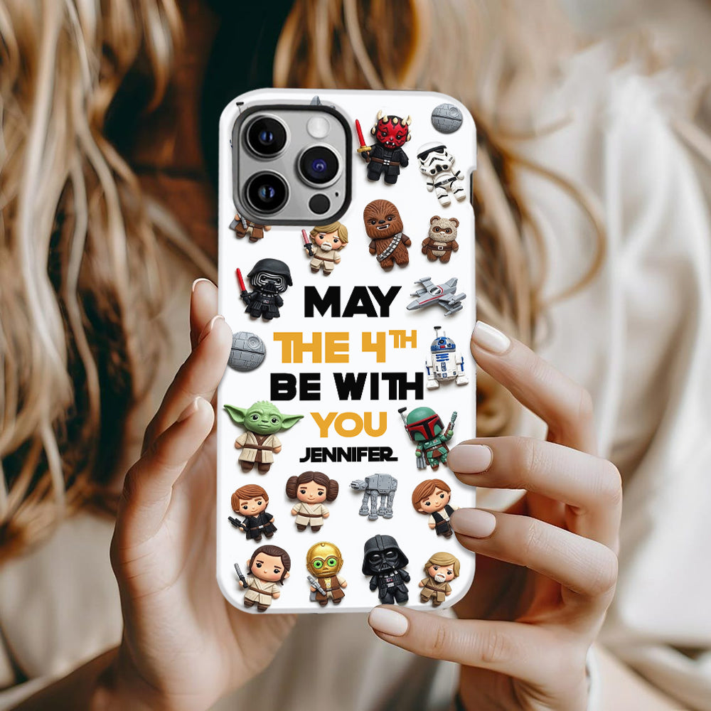 May The 4th Be With You - Personalized The Force Full Print Phone Case