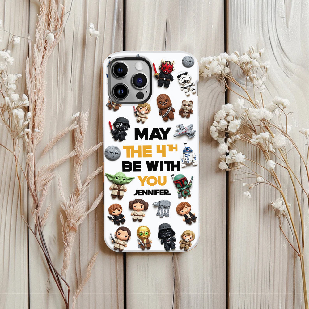 May The 4th Be With You - Personalized The Force Full Print Phone Case