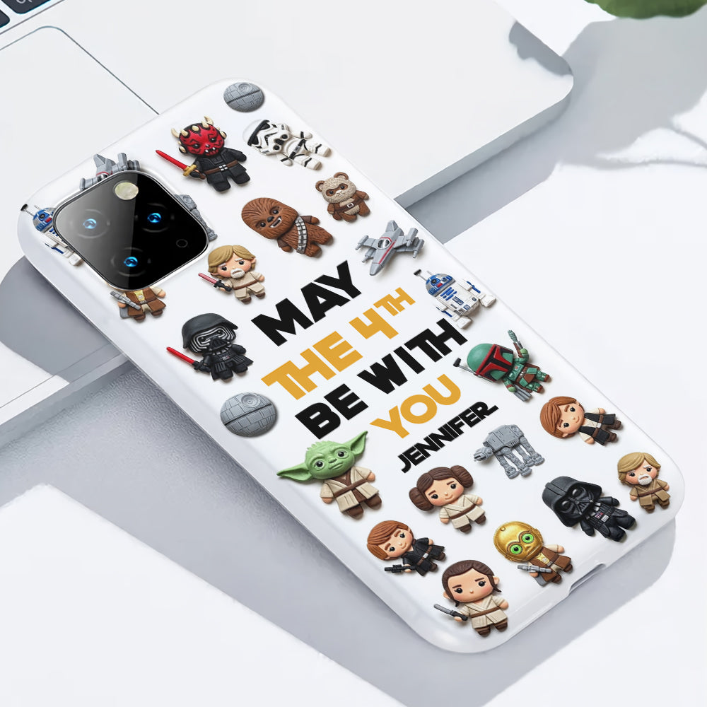 May The 4th Be With You - Personalized The Force Full Print Phone Case