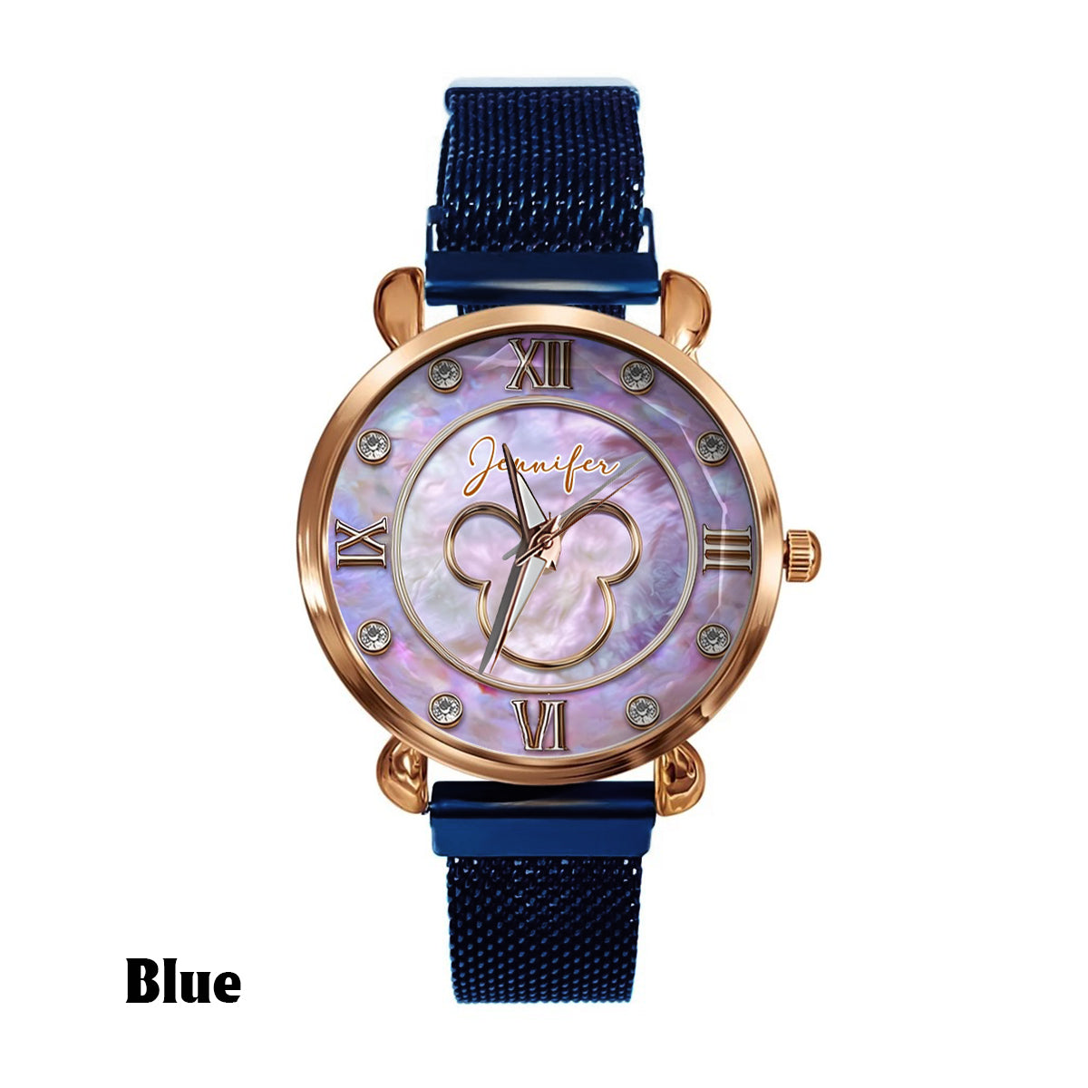 Magical Mother Of Pearl - Personalized Mouse Women Hand Watch
