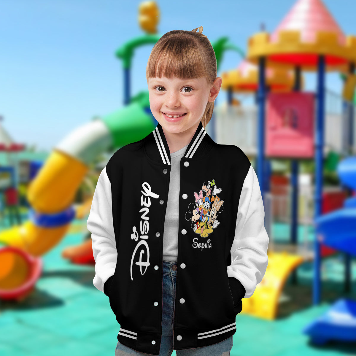 Magical Day - Personalized Mouse Varsity Jacket