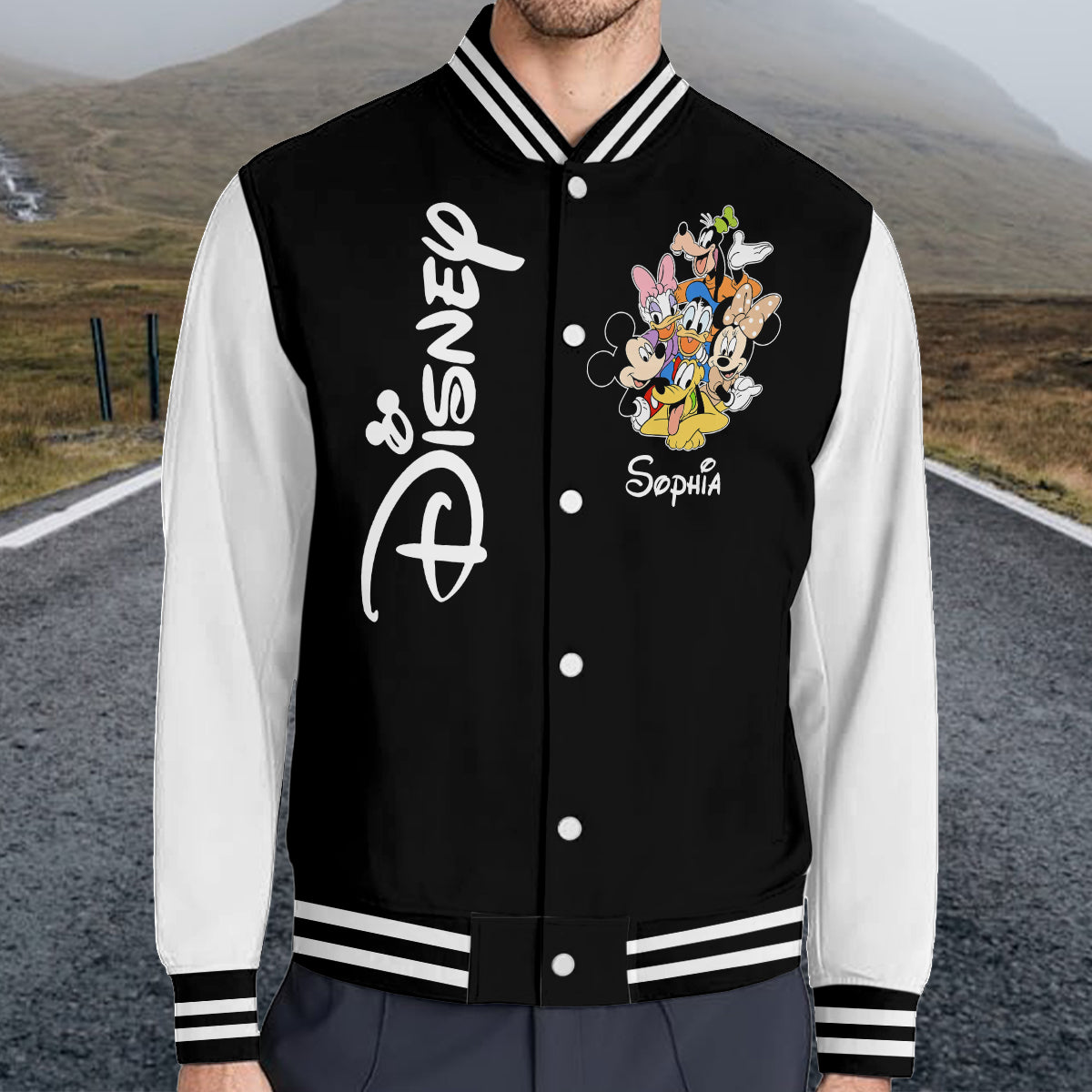 Magical Day - Personalized Mouse Varsity Jacket