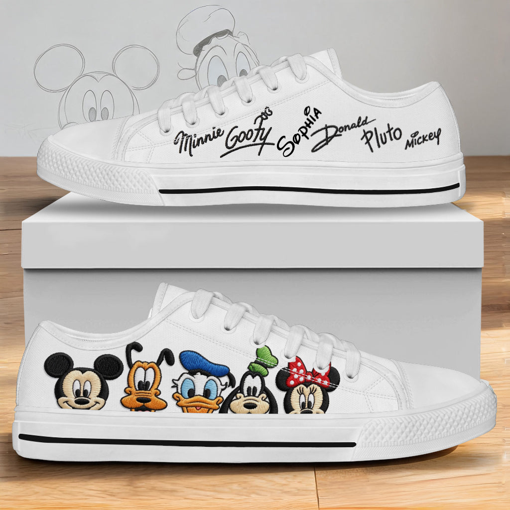 Friends - Personalized Mouse Low Top Shoes