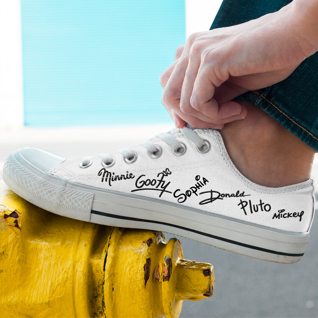 Friends - Personalized Mouse Low Top Shoes