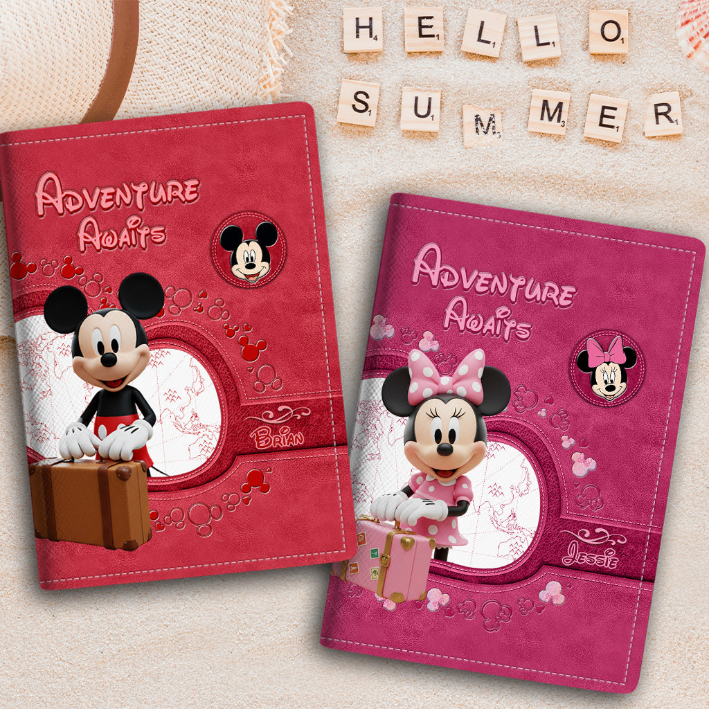 Magical Mouse Ears Adventure Awaits - Personalized Mouse Passport Holder