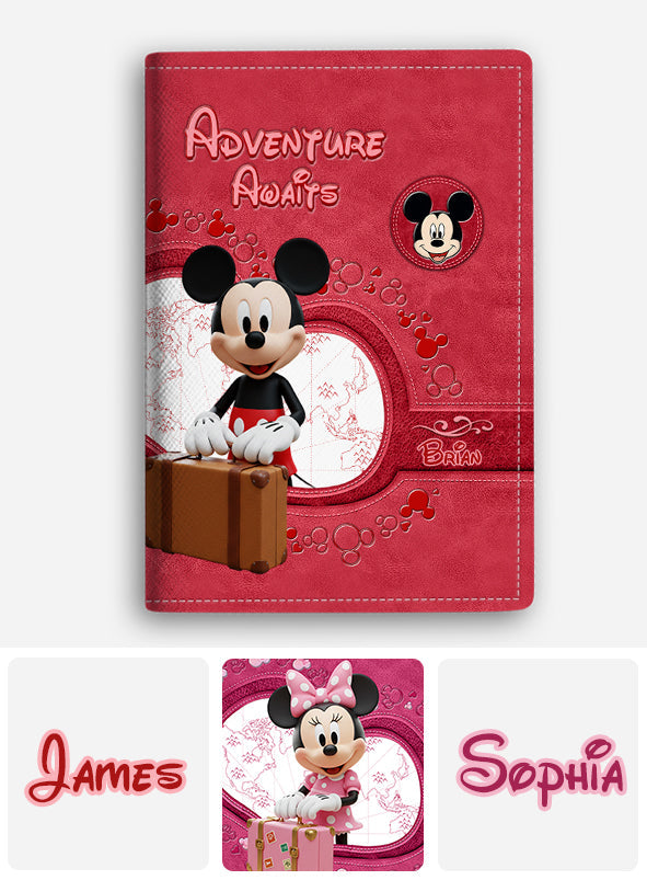 Magical Mouse Ears Adventure Awaits - Personalized Mouse Passport Holder
