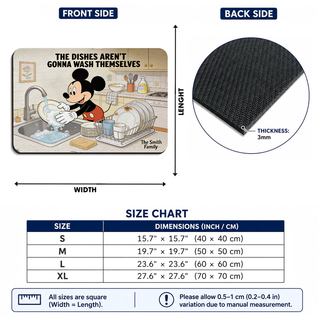 Little Helper - Personalized Mouse Drying Mat