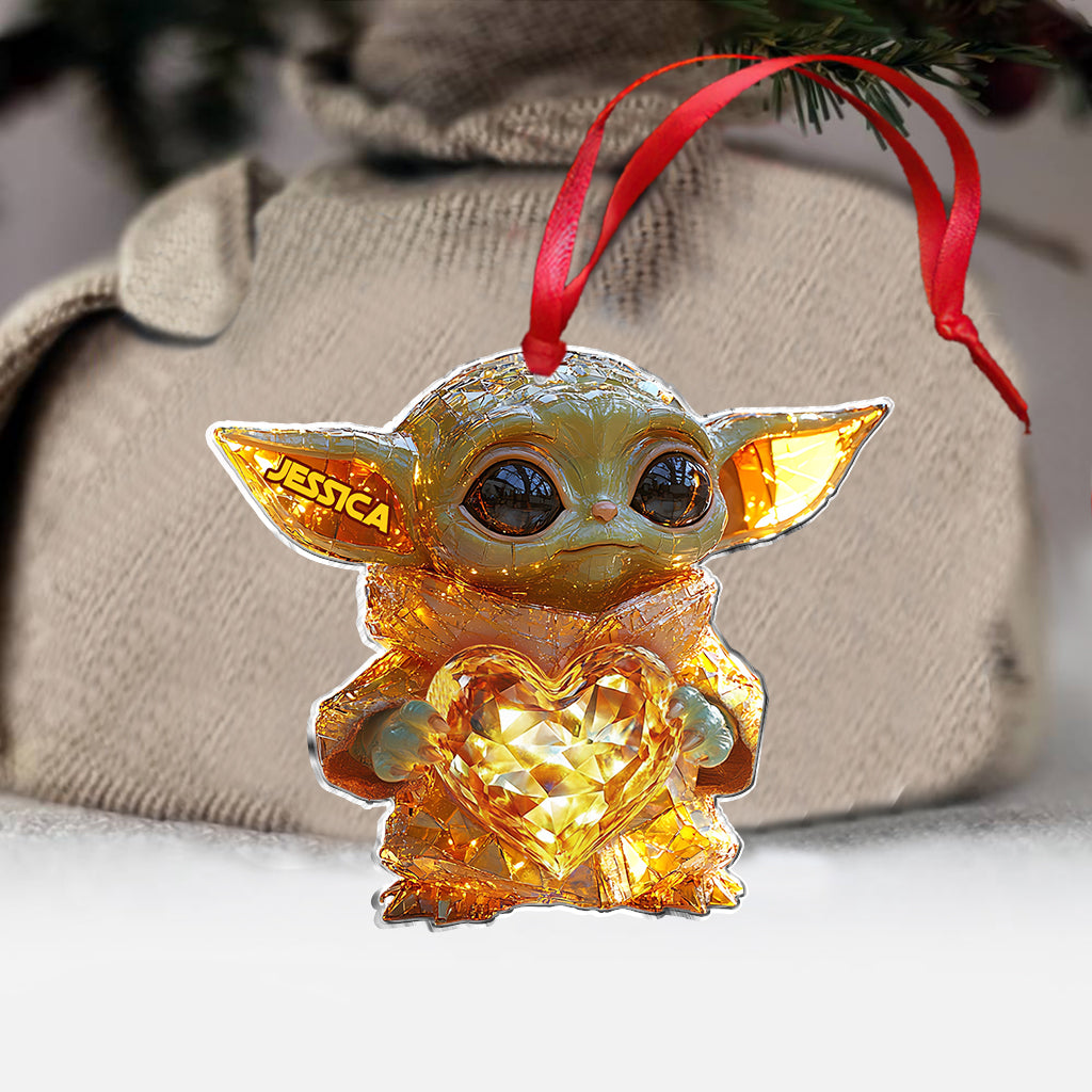 Merry Christmas - Personalized The Force Ornament
