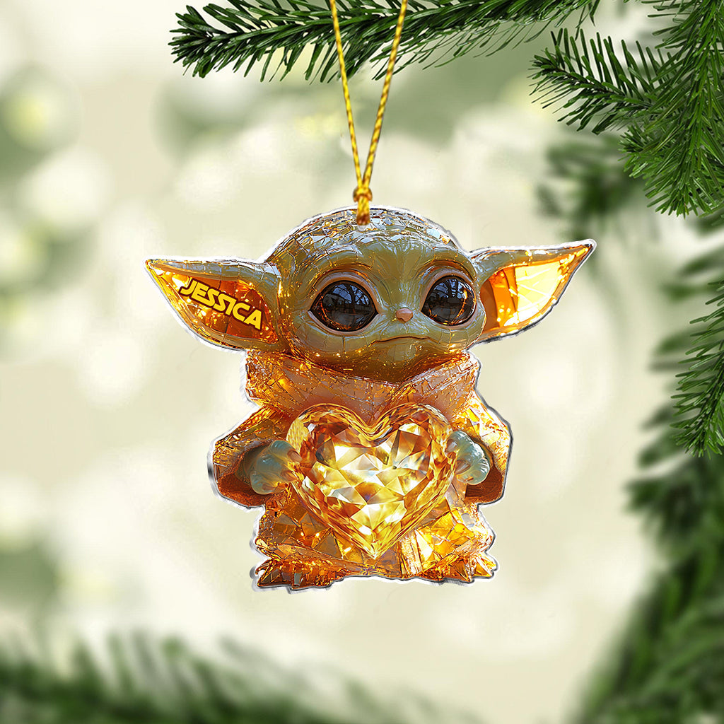 Merry Christmas - Personalized The Force Ornament