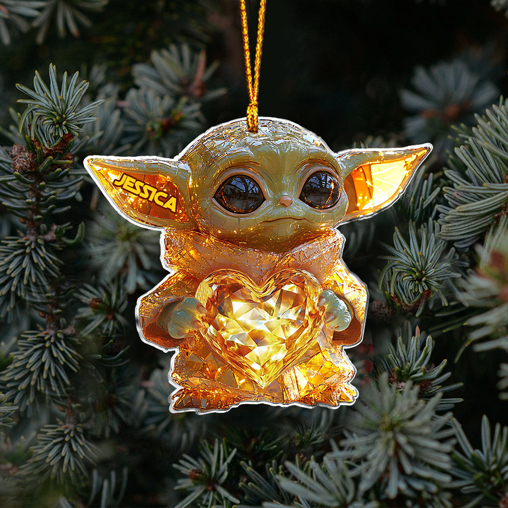 Merry Christmas - Personalized The Force Ornament