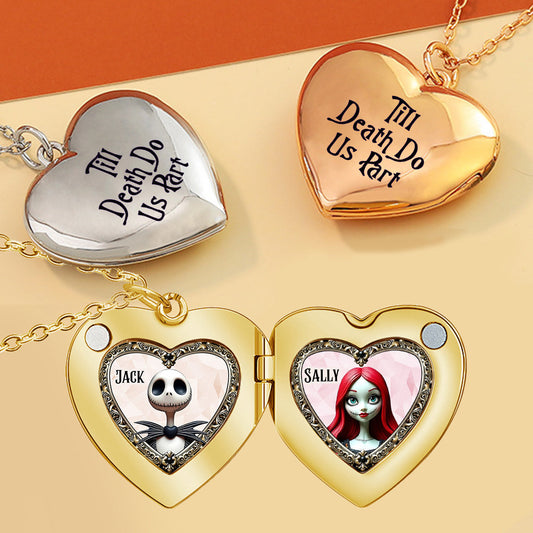 Till Death Do Us Part - Personalized Nightmare Locket Pendant Necklace
