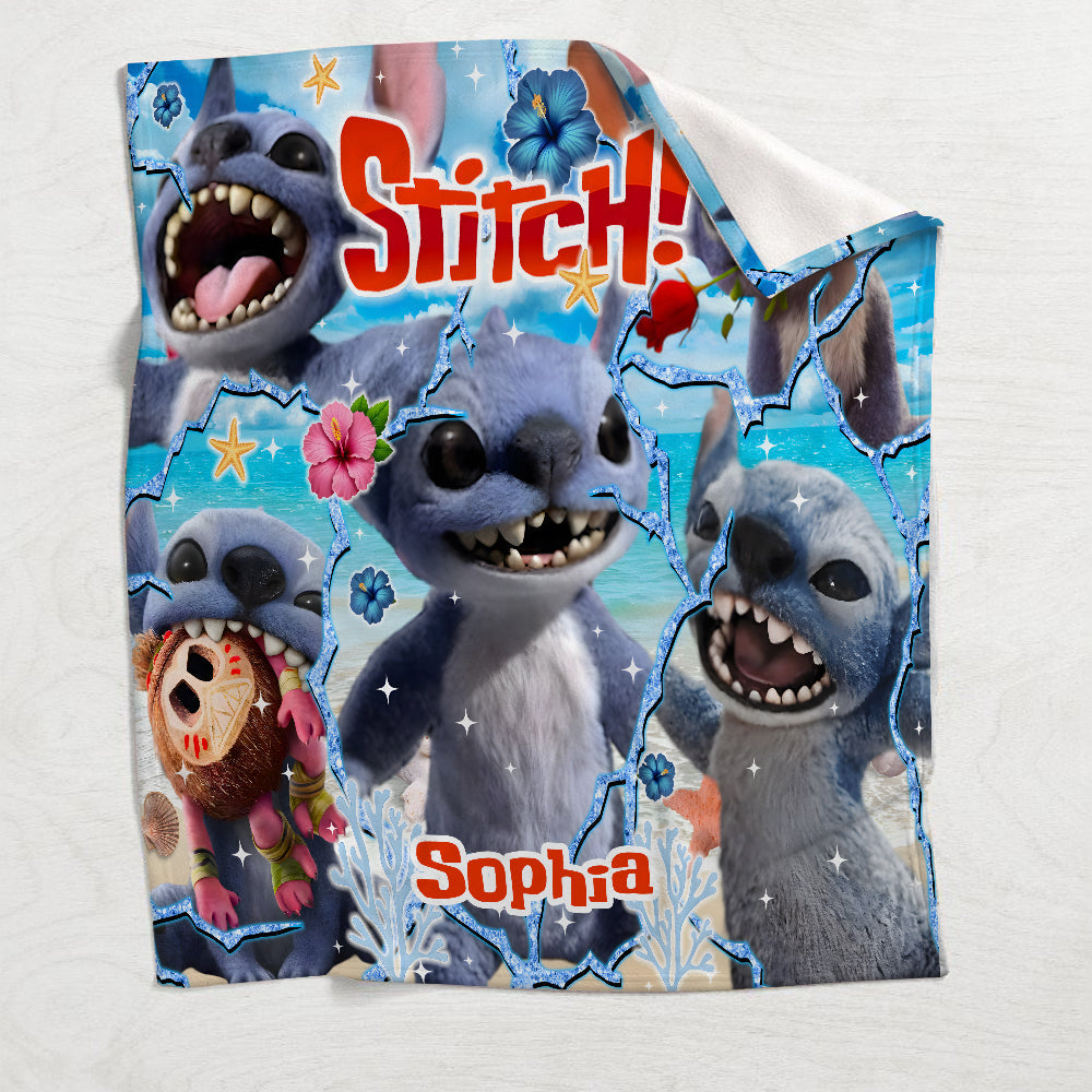 Ohana Means Family - Personalized Ohana Blanket