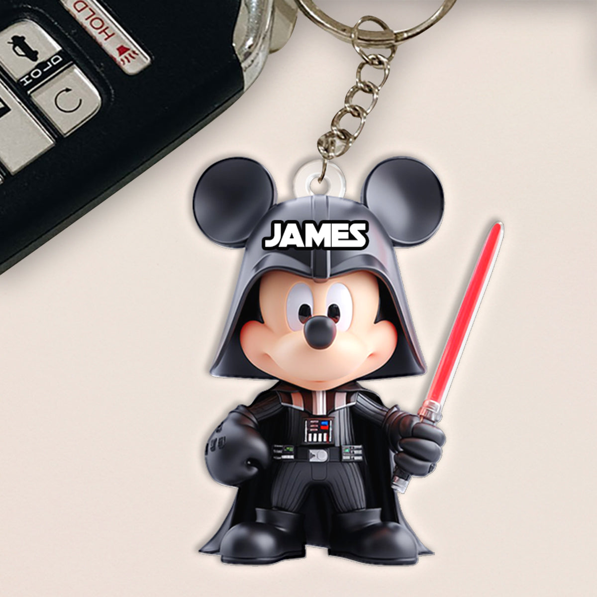 Mouse In The Galaxy - Personalized The Force Keychain