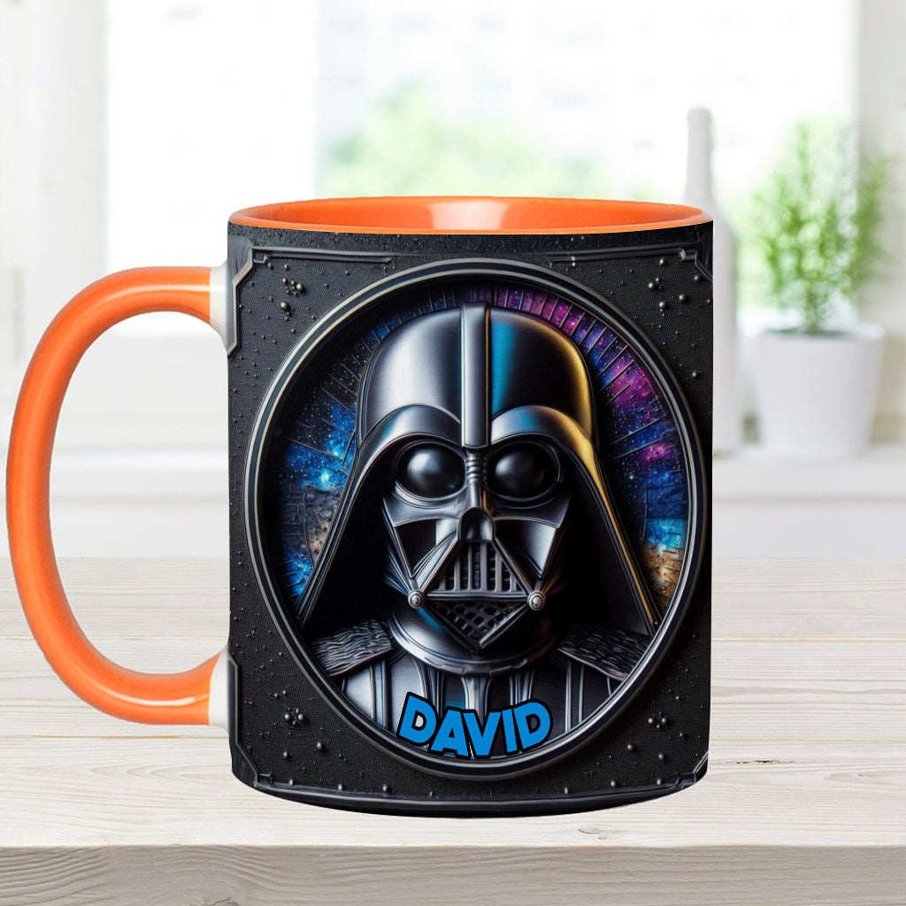 The Dark Time - Personalized The Force Accent Mug