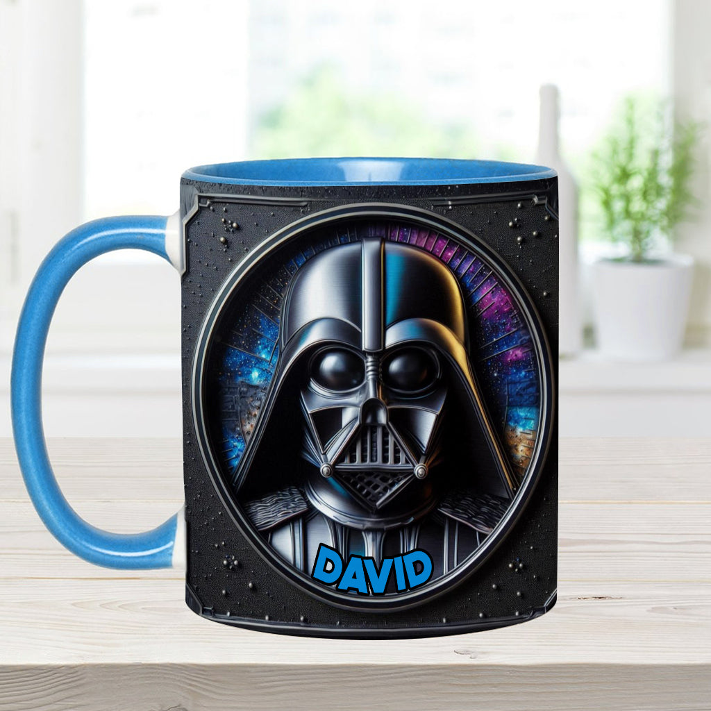 The Dark Time - Personalized The Force Accent Mug