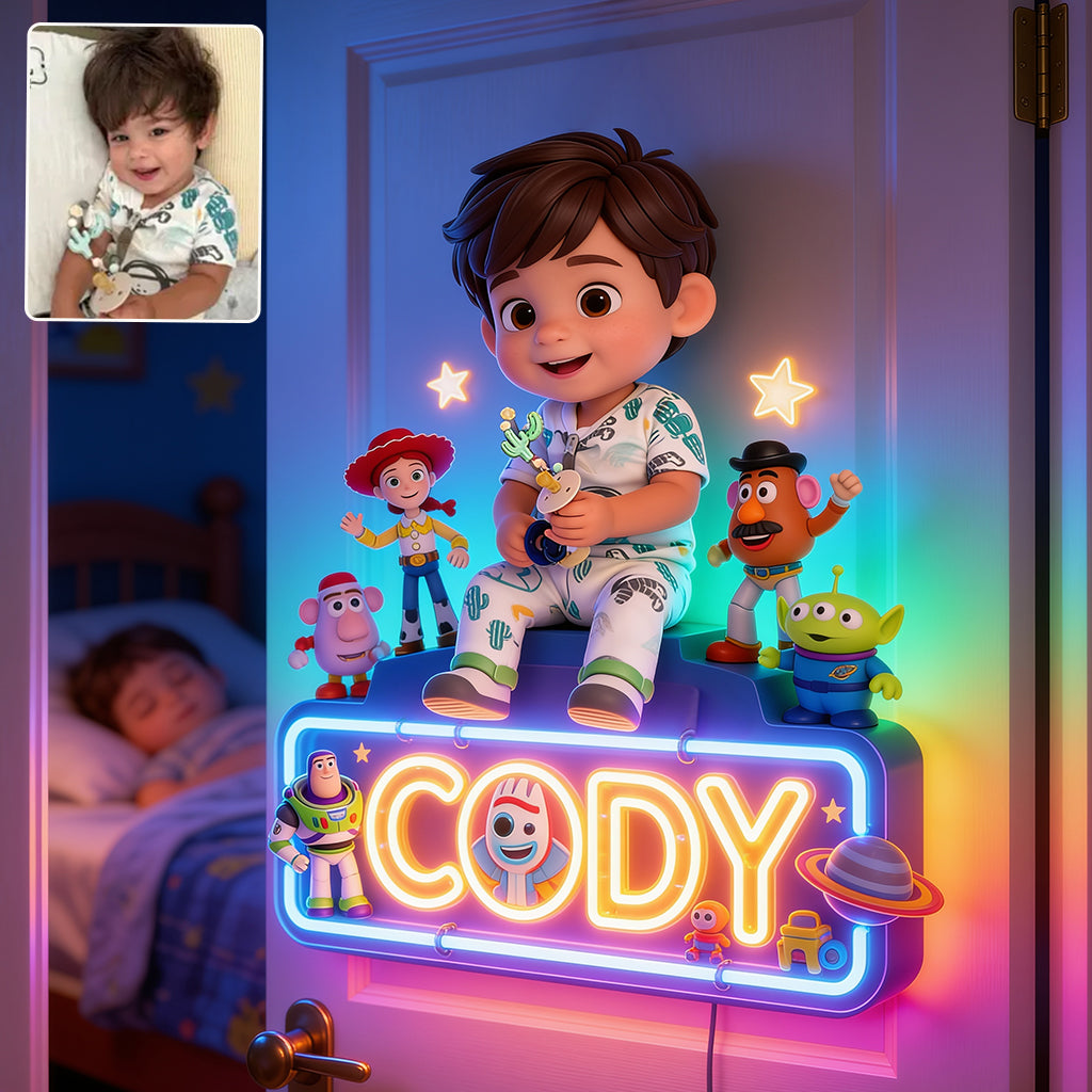 I Knew It I Knew You - Personalized Movie For Kids LED Light Acrylic Sign