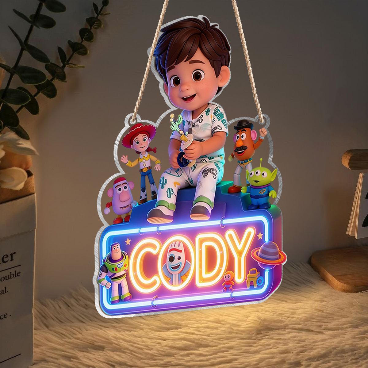 I Knew It I Knew You - Personalized Movie For Kids LED Light Acrylic Sign
