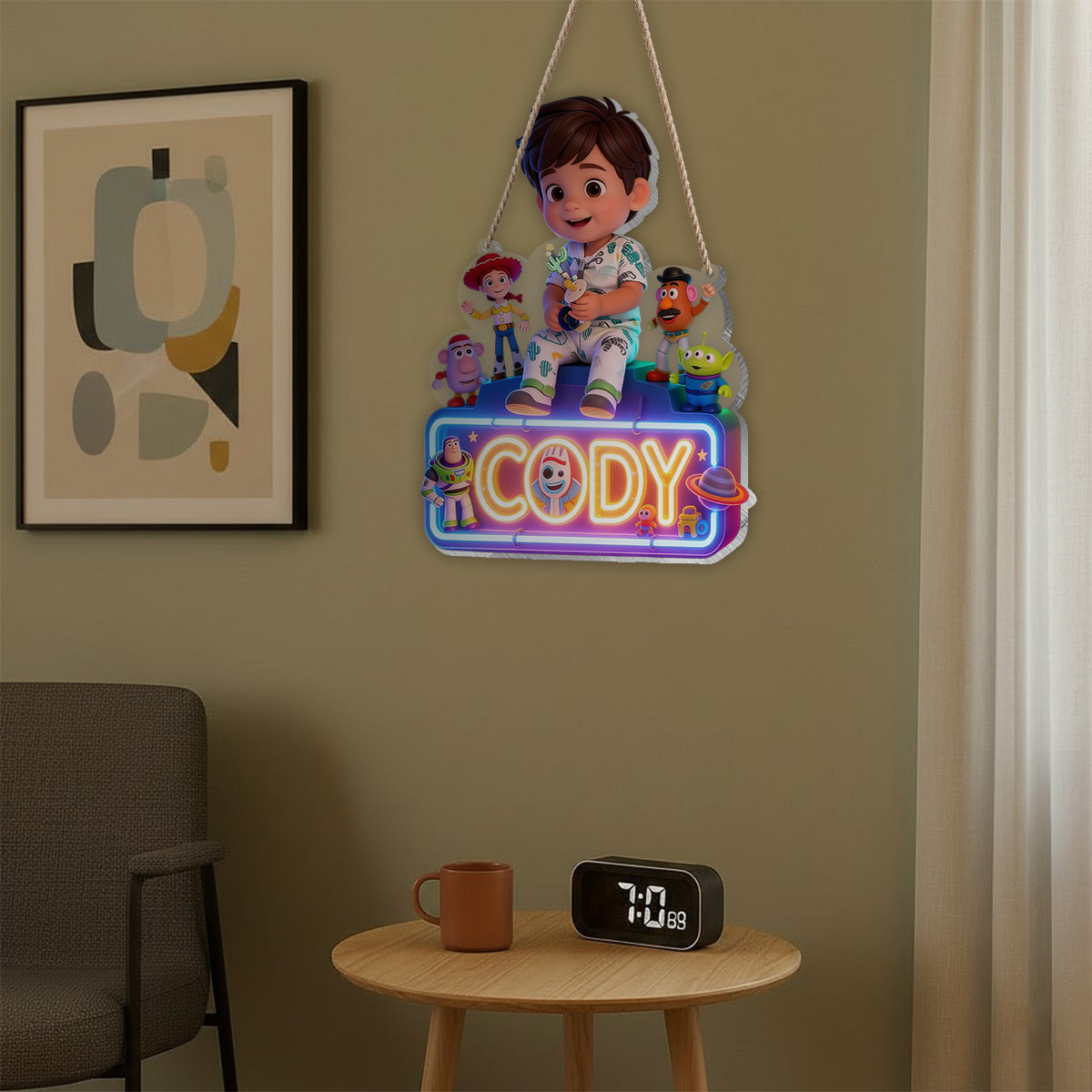 I Knew It I Knew You - Personalized Movie For Kids LED Light Acrylic Sign