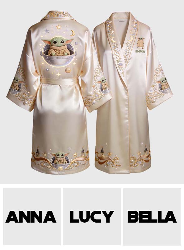 Cute Baby - Personalized The Force Satin Robe