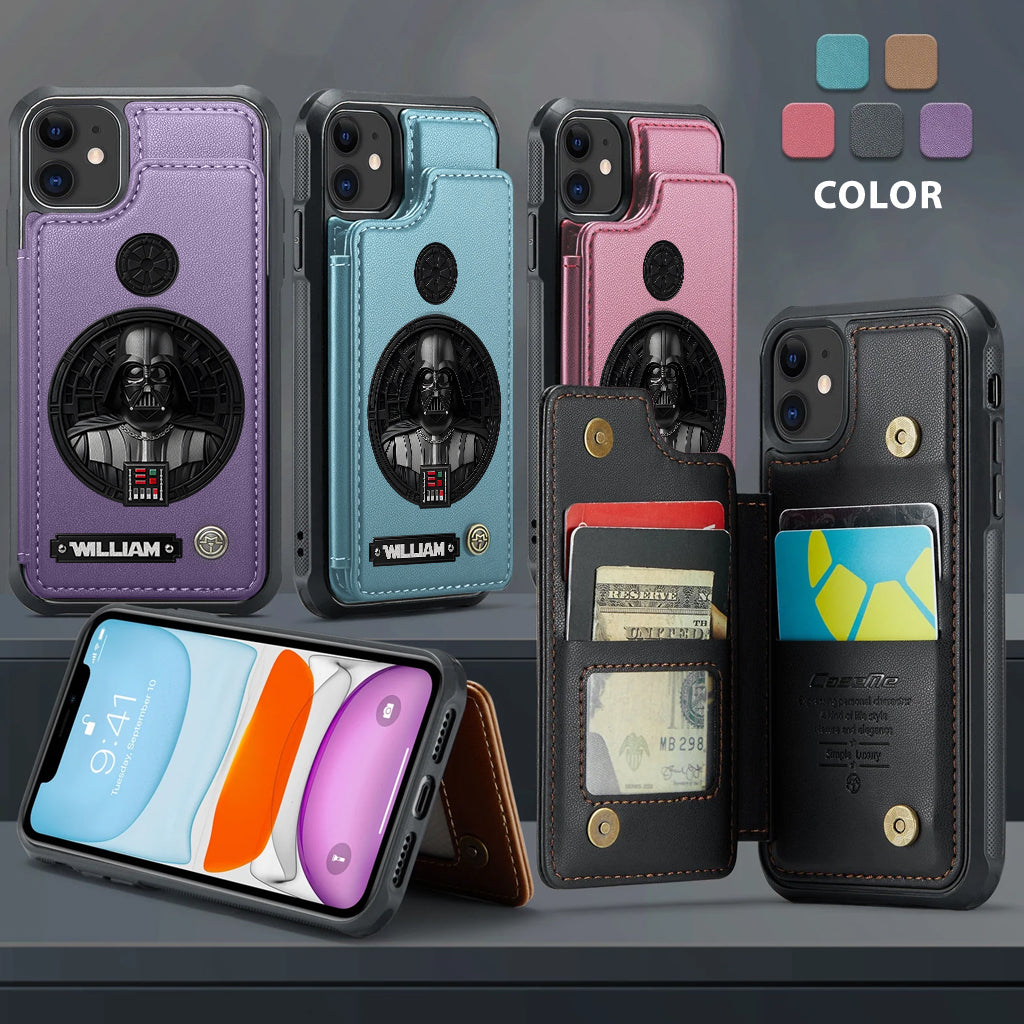 The Force - Personalized The Force Wallet Phone Case