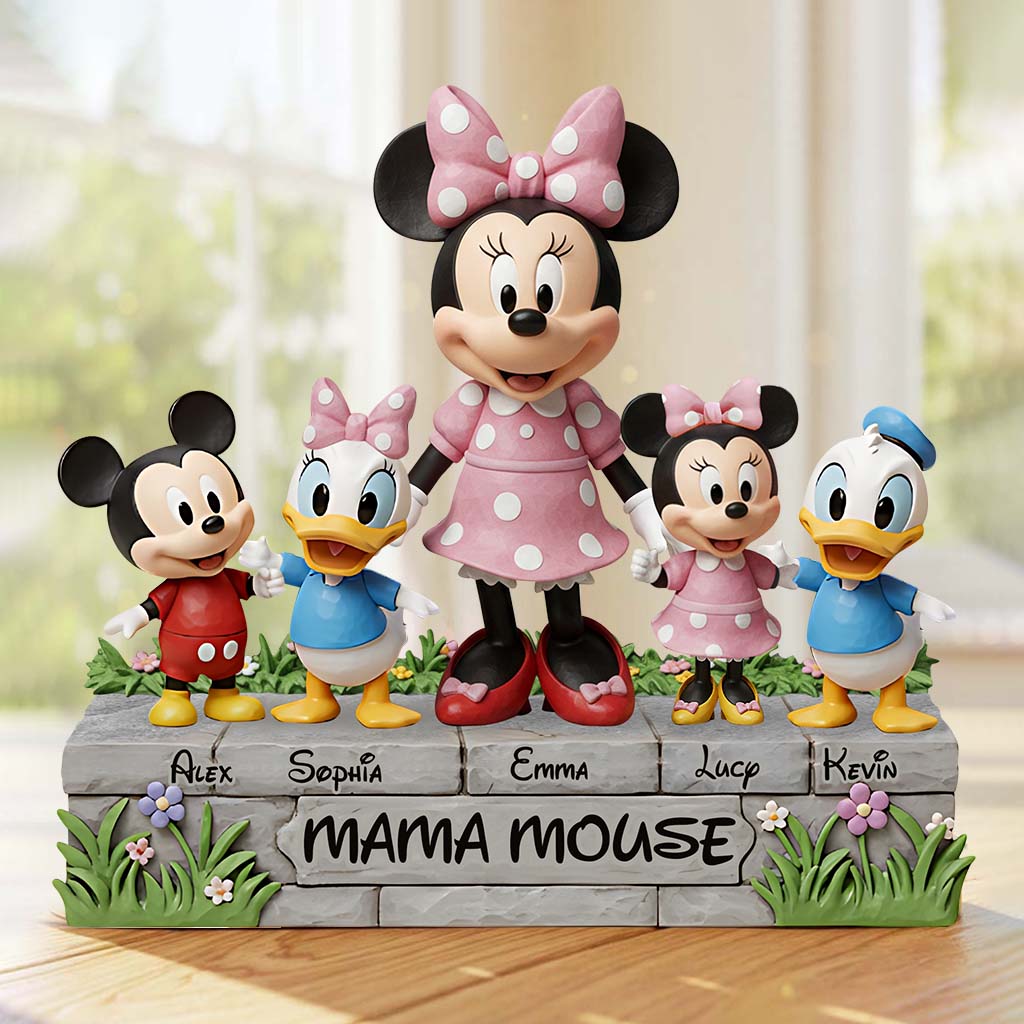 Magical Mom/ Grandma - Personalized Mouse Custom Shaped Acrylic Plaque