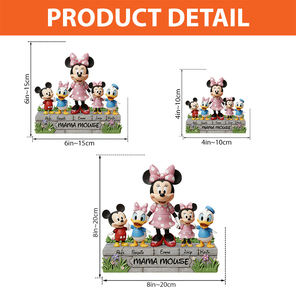 Magical Mom/ Grandma - Personalized Mouse Custom Shaped Acrylic Plaque