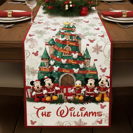 Magical Christmas - Personalized Mouse Table Runner