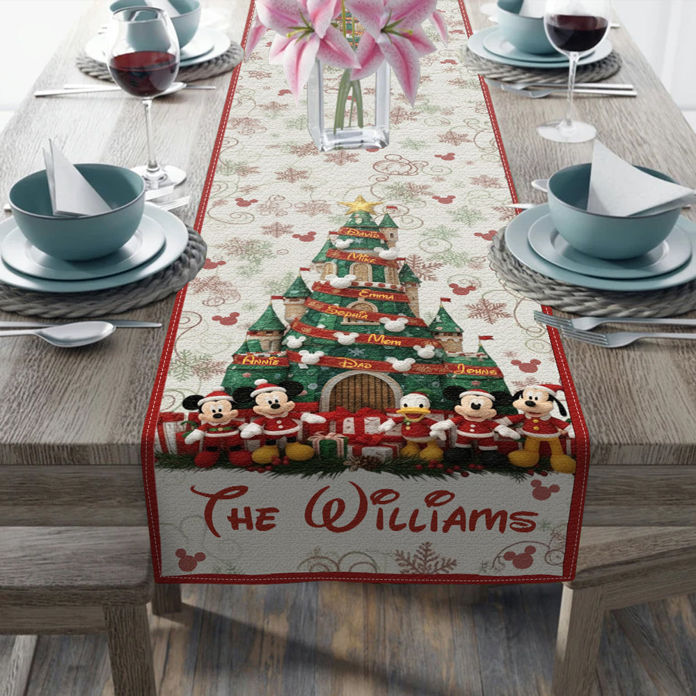 Magical Christmas - Personalized Mouse Table Runner