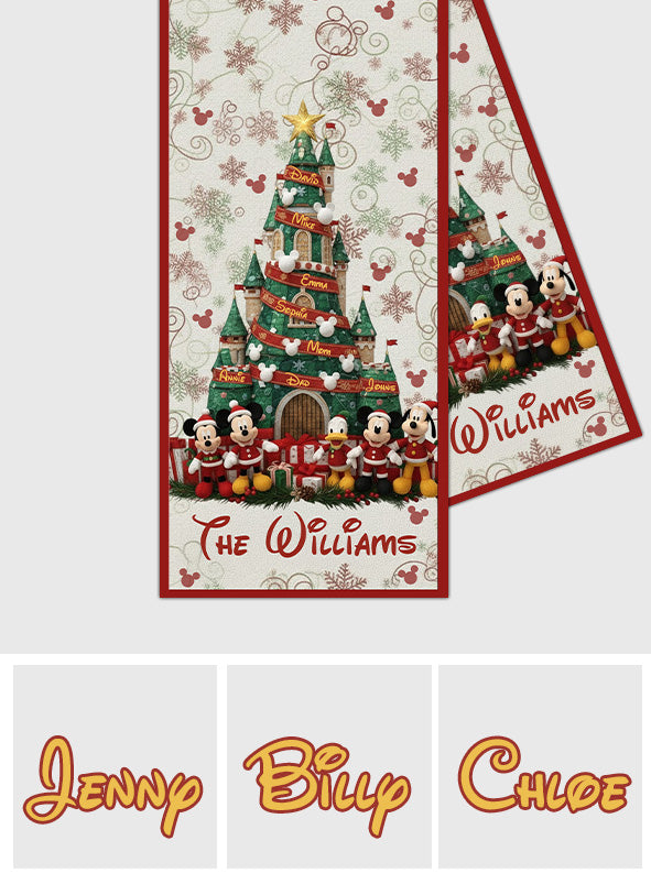 Magical Christmas - Personalized Mouse Table Runner