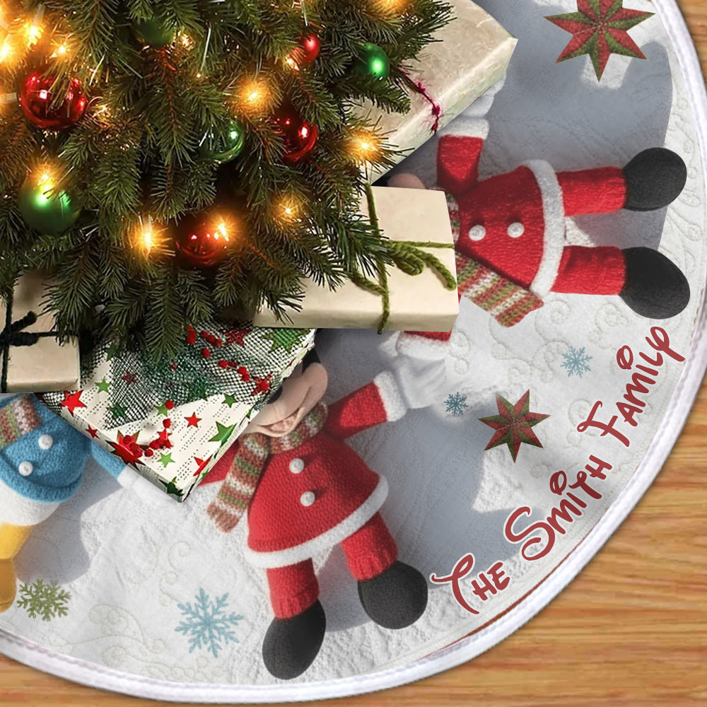 Merry Christmas - Personalized Mouse Tree Skirt