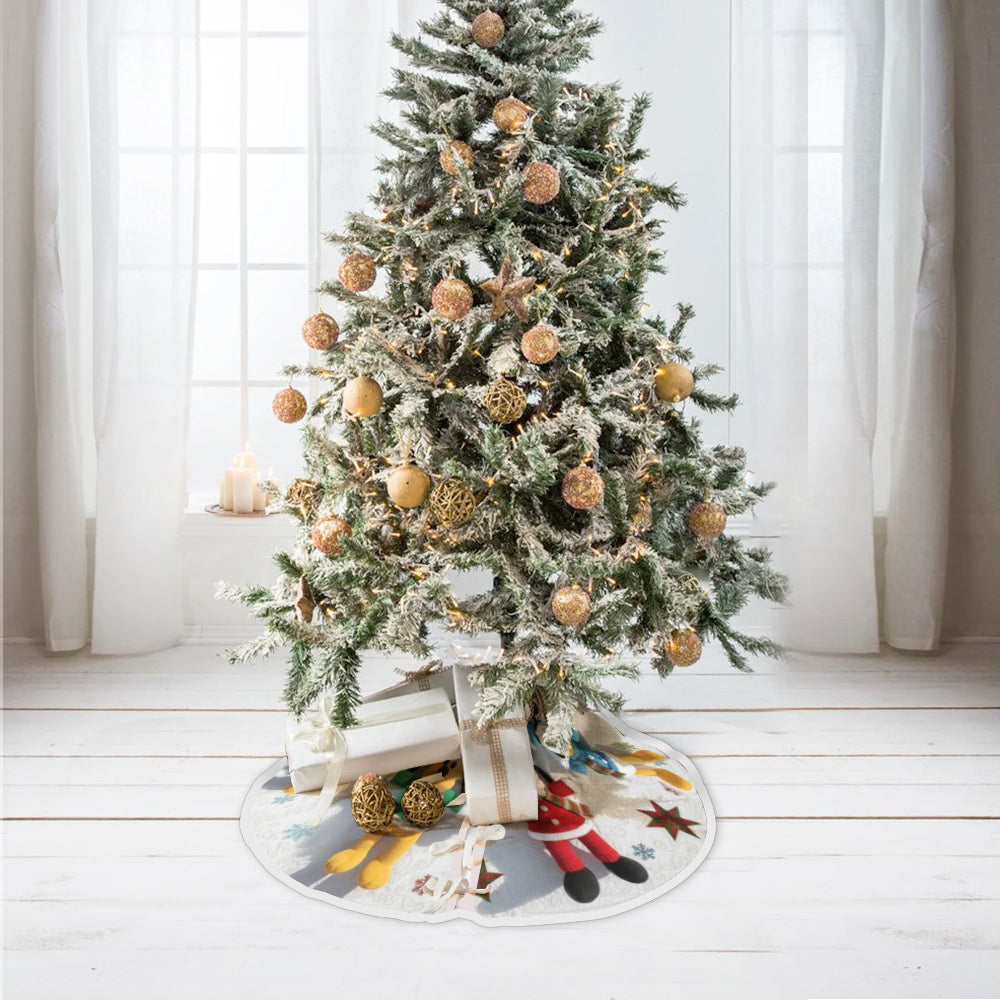 Merry Christmas - Personalized Mouse Tree Skirt