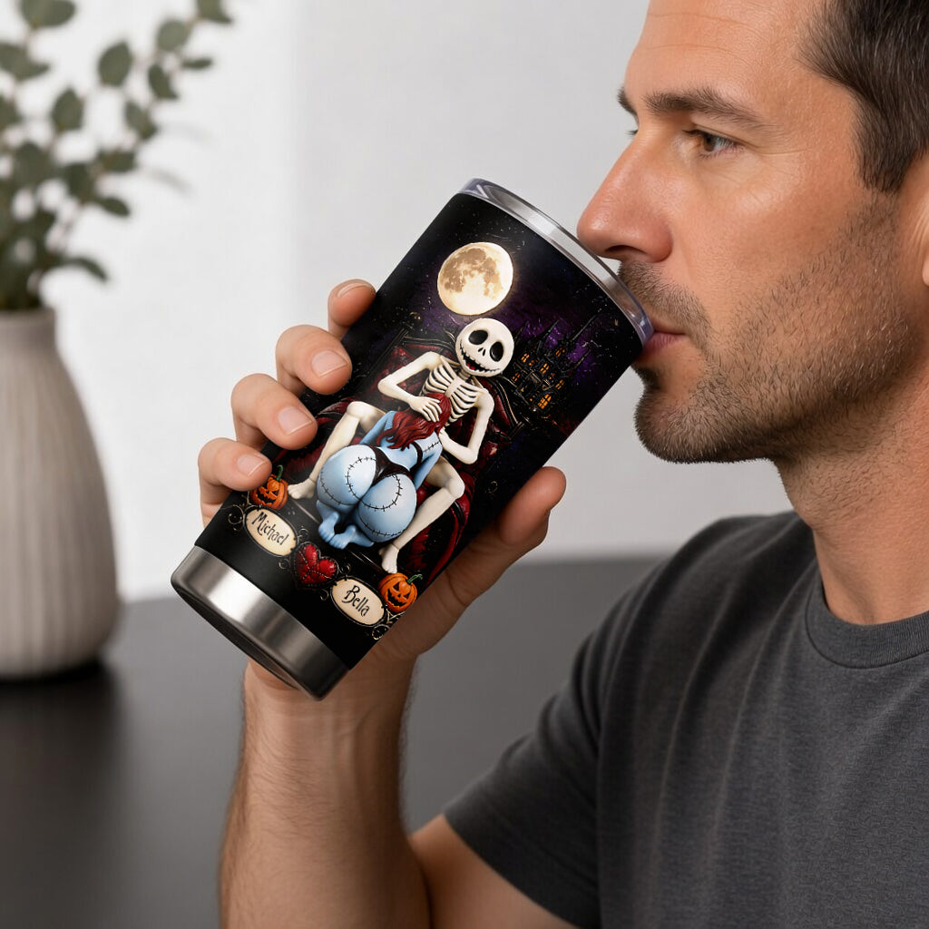 Nightmare Couple, Naughty Couple Gift - Personalized Nightmare Tumbler